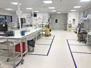 rénovation laboratoire industriel