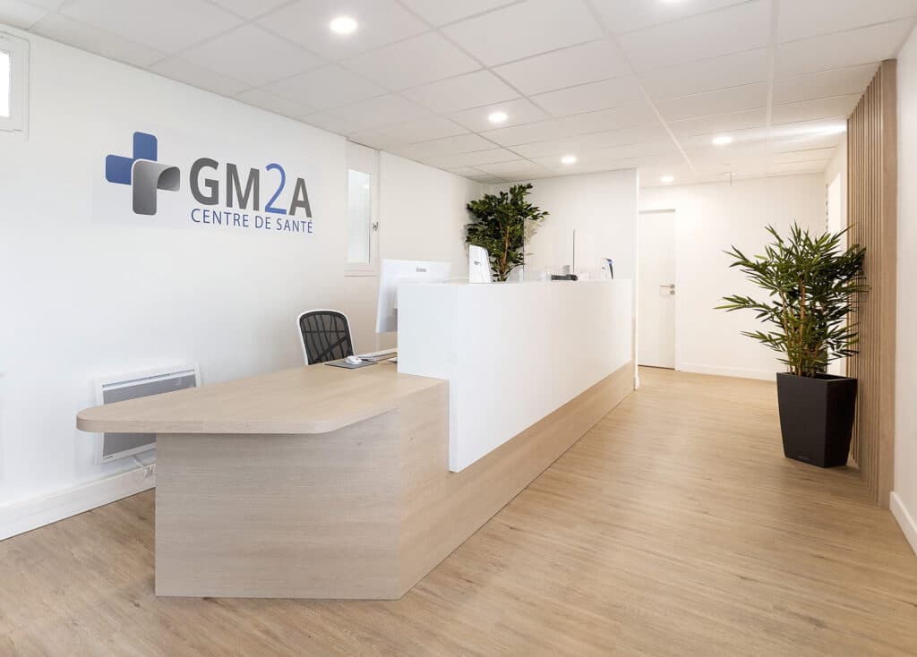 mobilier banque accueil sur mesure