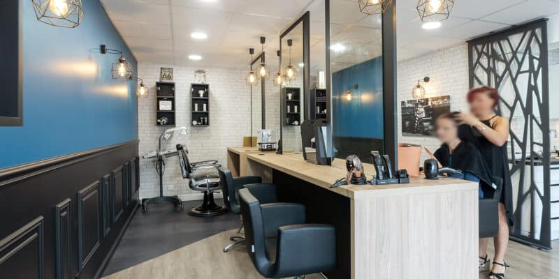 Rénovation salon coiffure