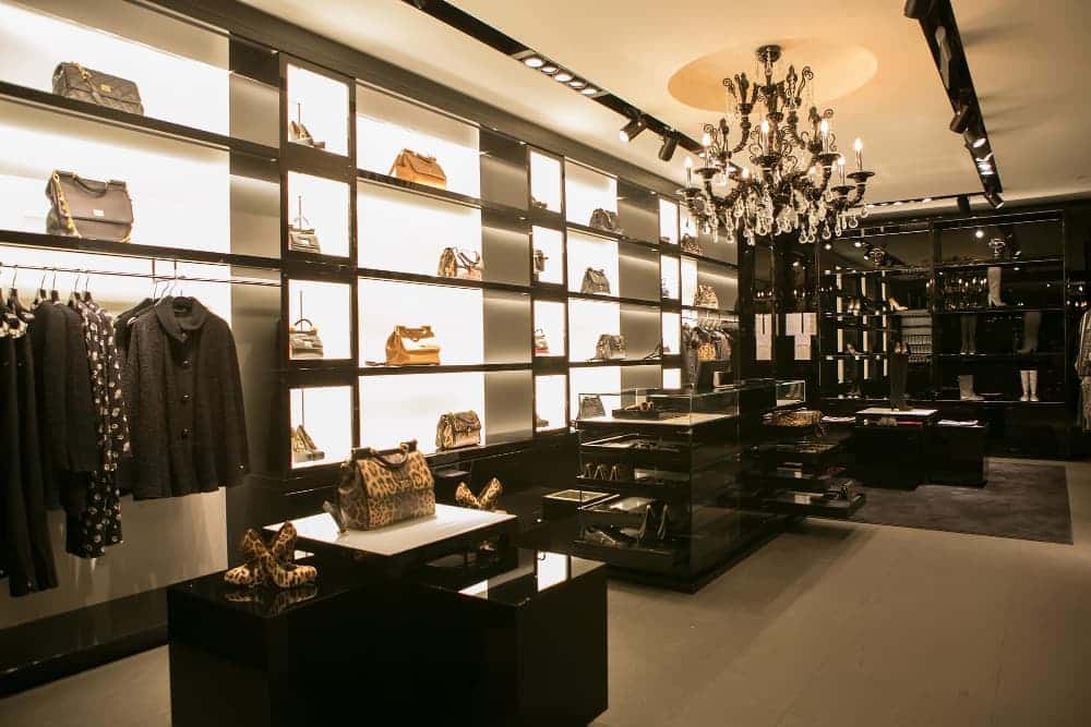 agencement boutique de luxe