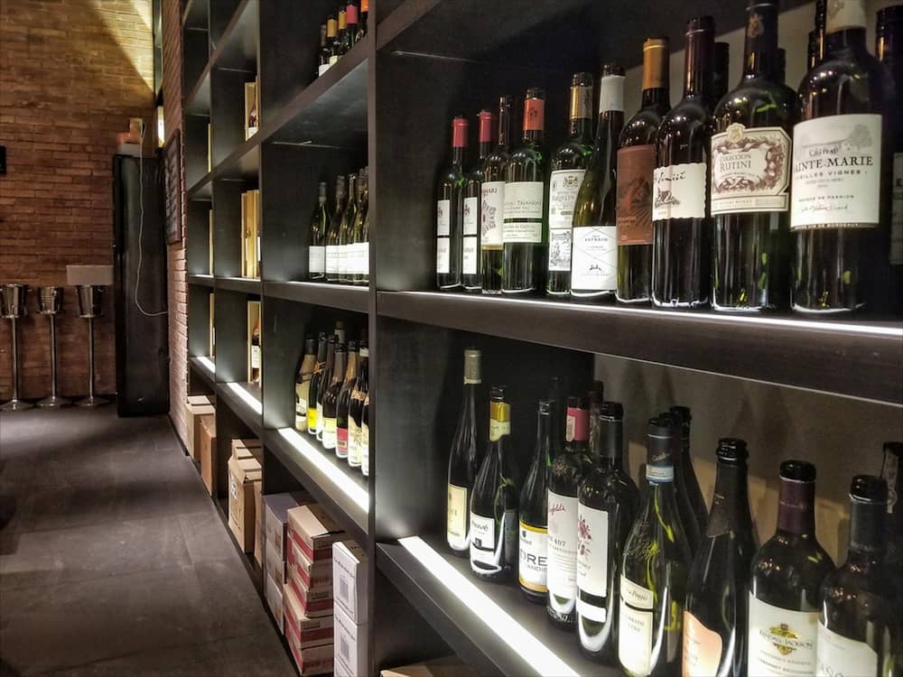 aménagement cave à vin