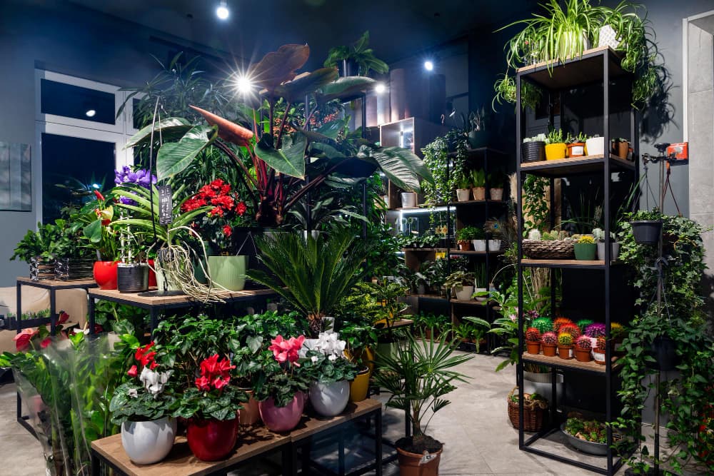 amenagement magasin de fleurs