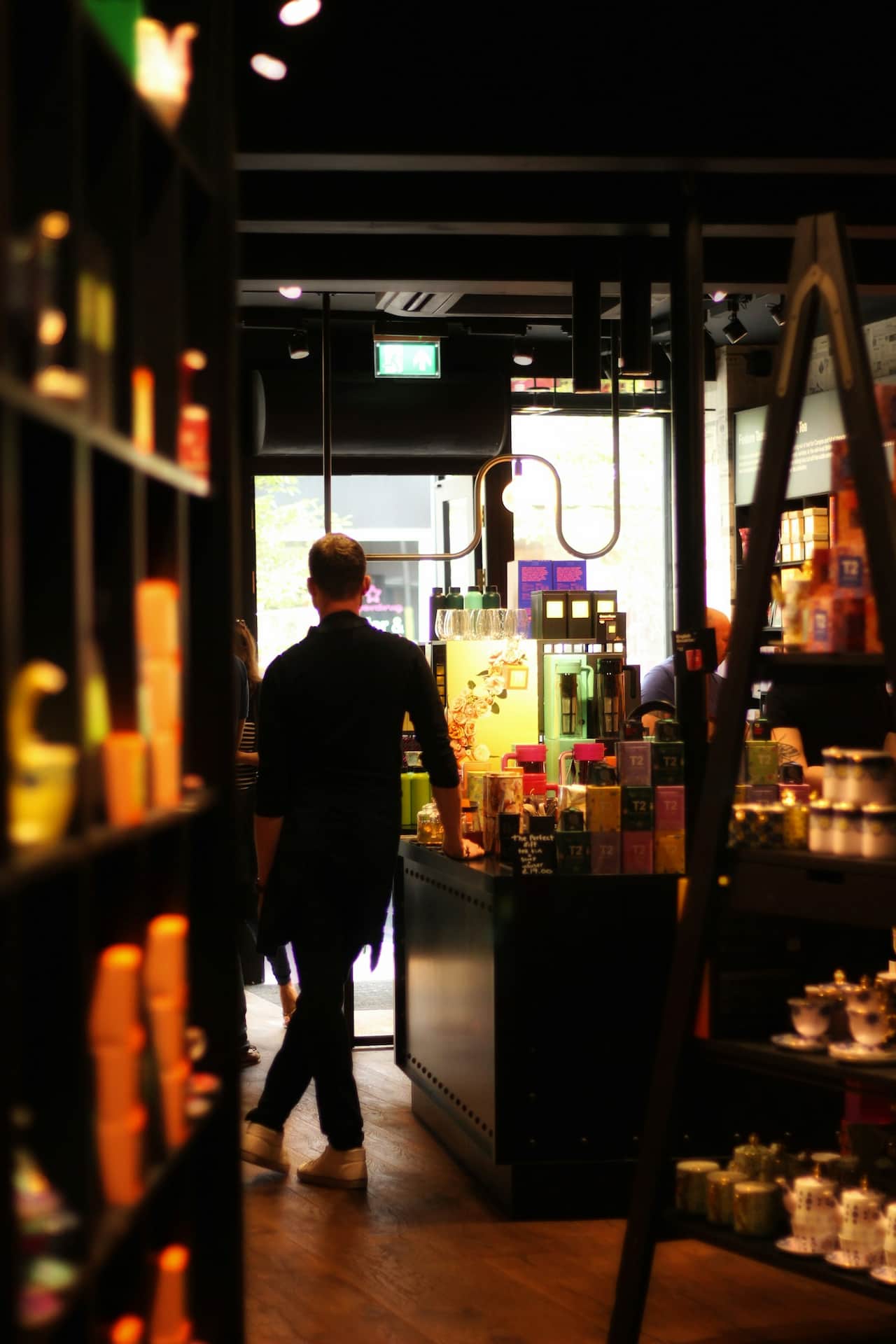 aménagement salon de thé