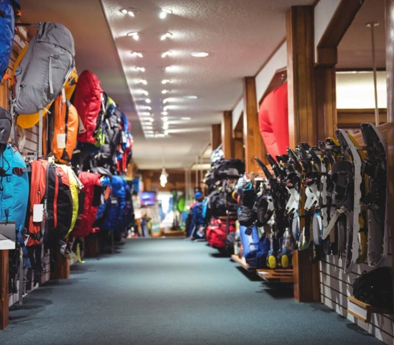 agencement magasin de sport