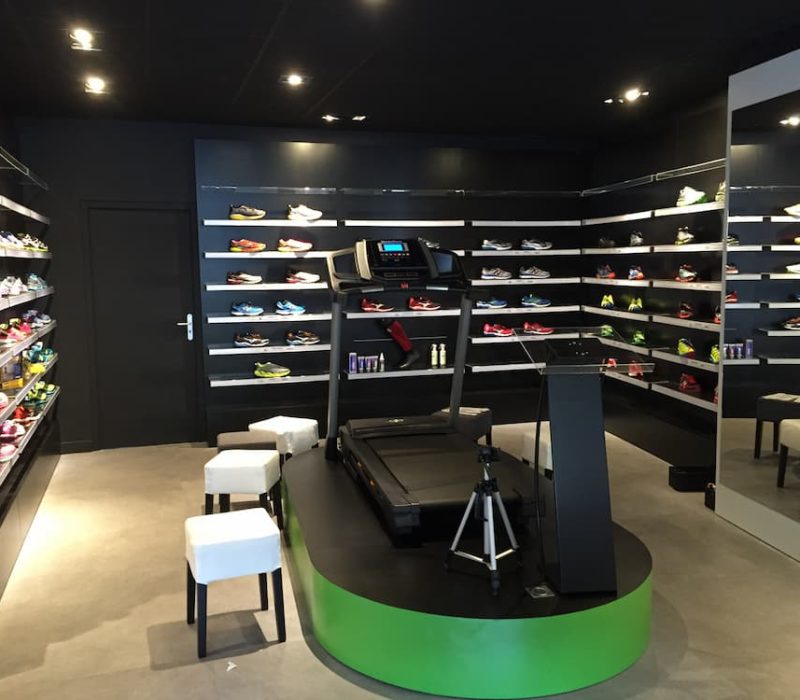 rayon agencement magasin de sport