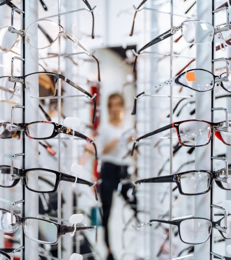 rayon magasin optique