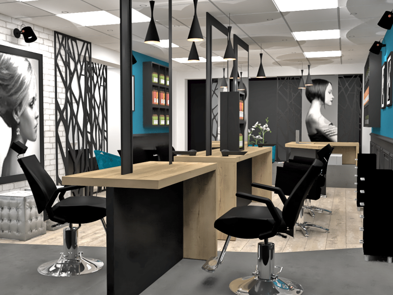 Rénovation salon coiffure